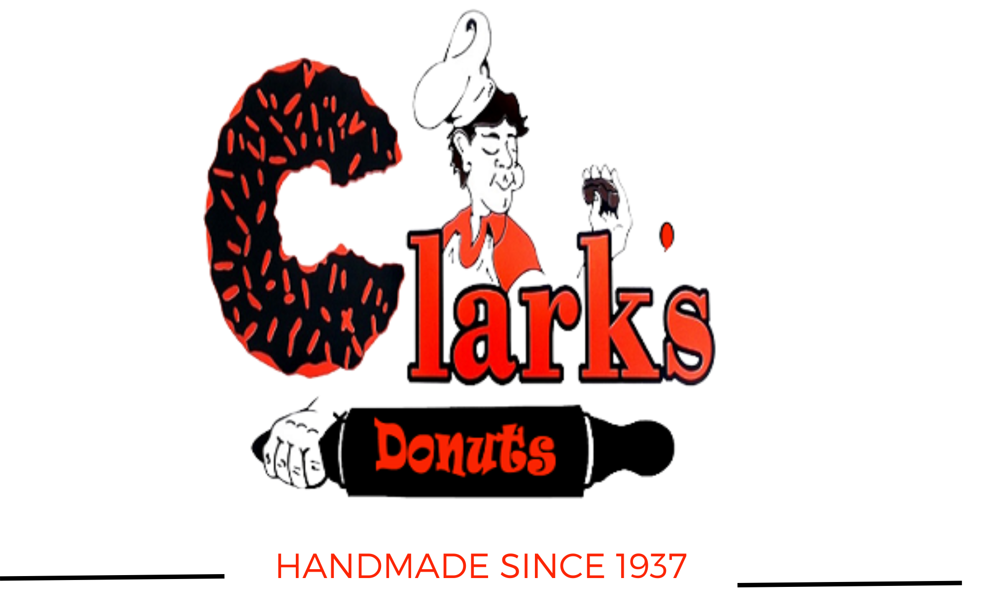 Clarks donut logo
